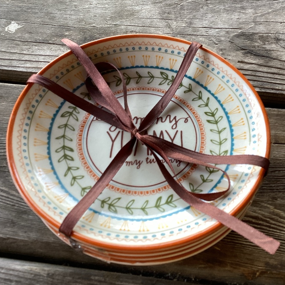 Celebrate It Harvest Party Plates - set of 4
